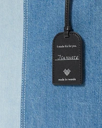 On Purpose Denim Large Tote Bag