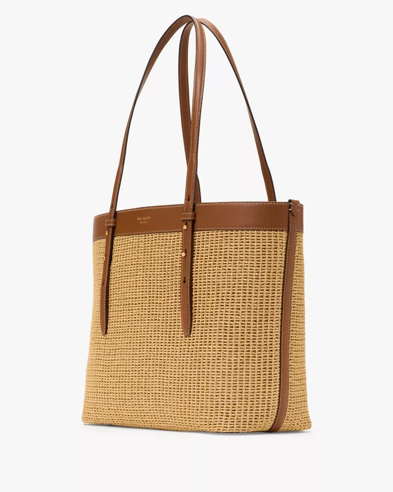 Do It All Straw Large Tote Bag