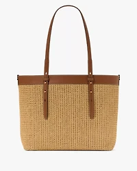 Do It All Straw Large Tote Bag