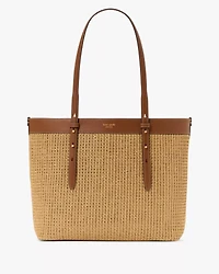 Do It All Straw Large Tote Bag
