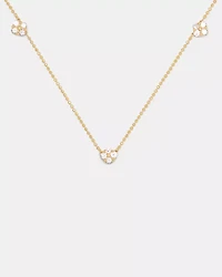 Kate Spade Fine Time To Shine Diamond Flower Necklace