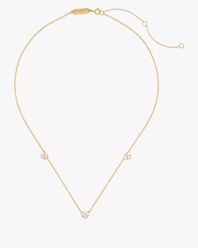 Kate Spade Fine Time To Shine Diamond Flower Necklace