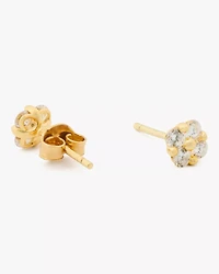 Kate Spade Fine Time To Shine Diamond Flower Studs