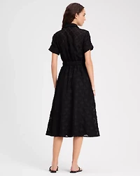 Belted Midi Shirt Dress