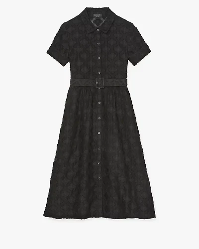 Belted Midi Shirt Dress
