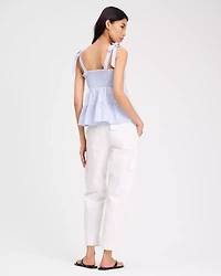 Seersucker Tiered Top