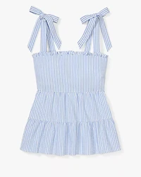 Seersucker Tiered Top