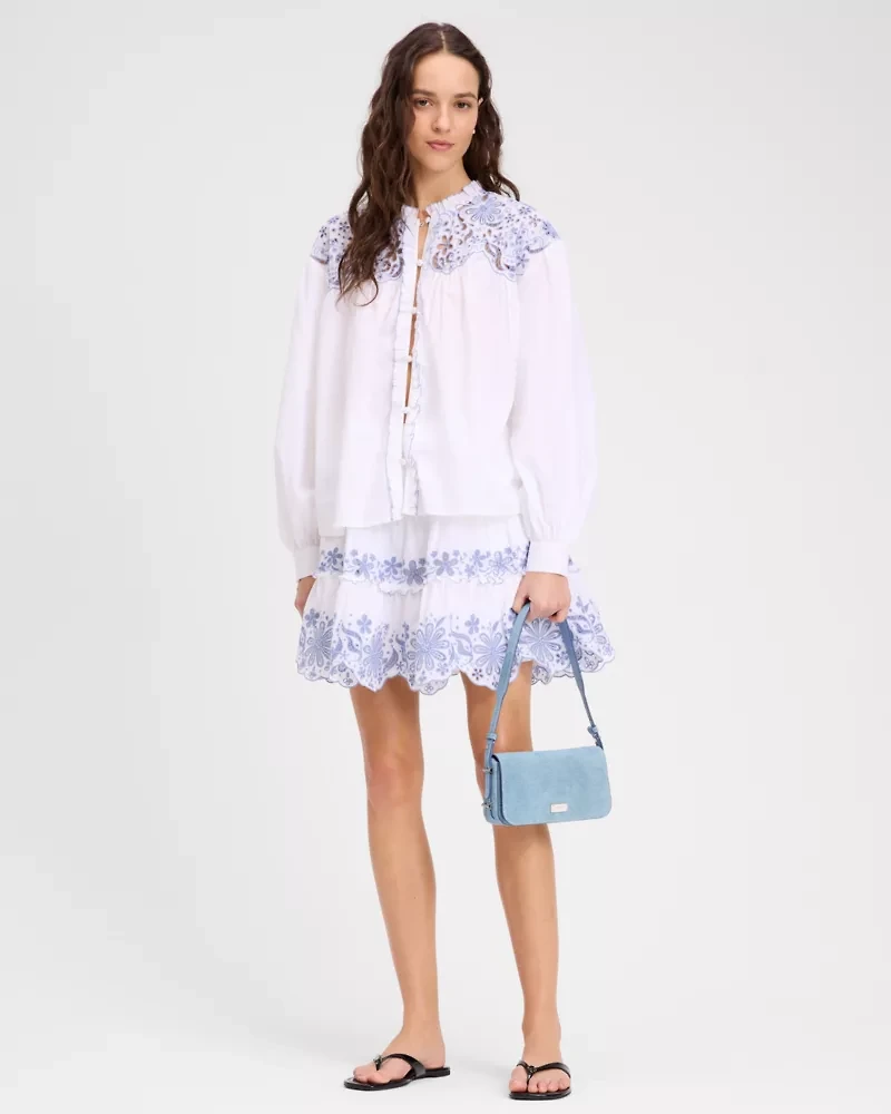 Floral Embroidered Blouse