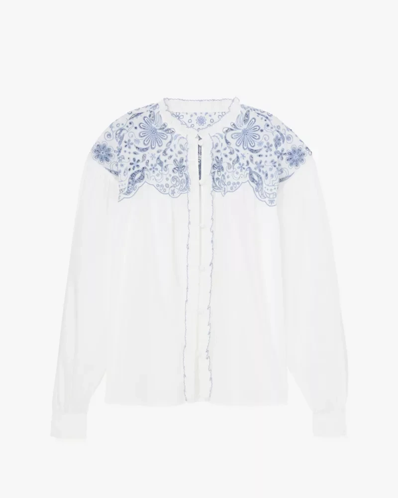 Floral Embroidered Blouse