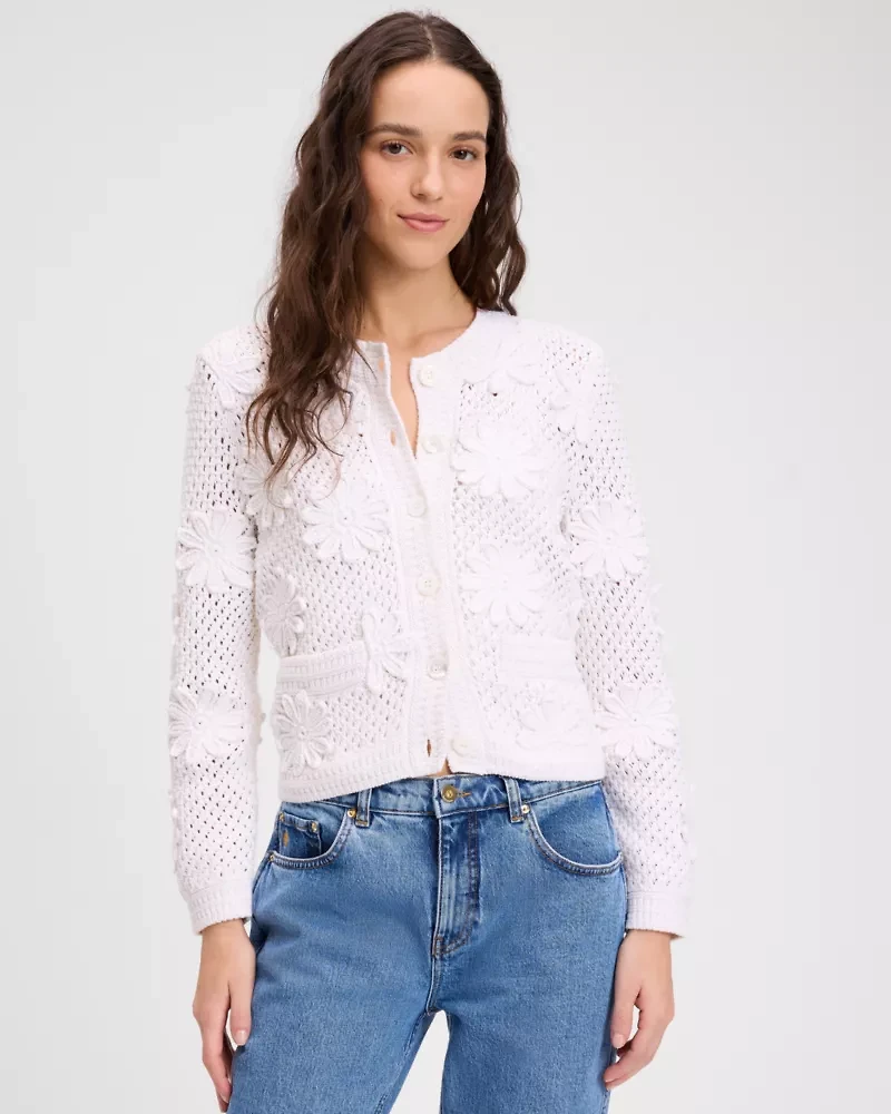 Daisy Crochet Cardigan