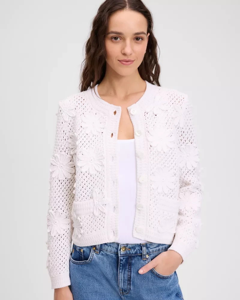 Daisy Crochet Cardigan