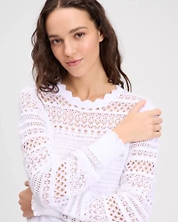 Scallop Lace Sweater
