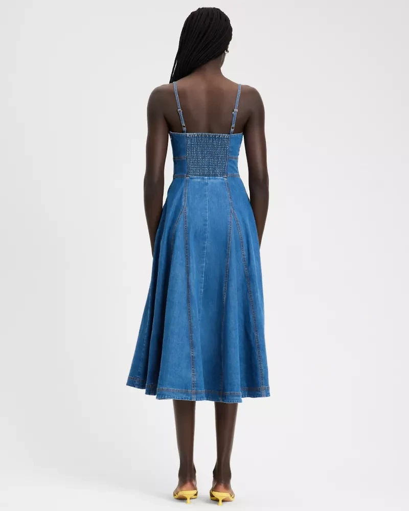 Denim Midi Dress