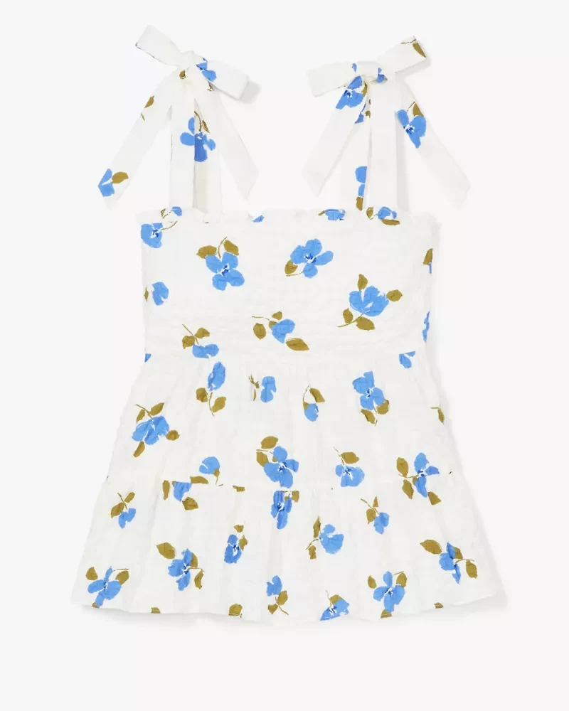 Painterly Bouquet Tiered Top