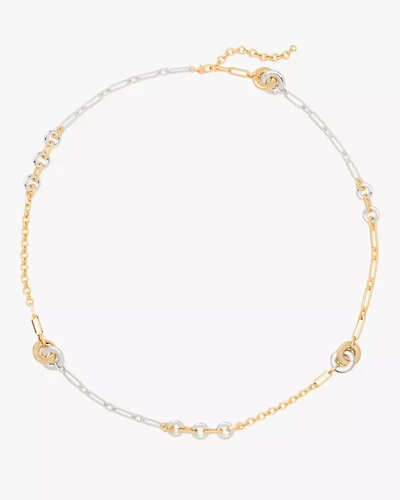 Interlock Long Necklace