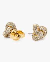 Double Knot Pave Studs
