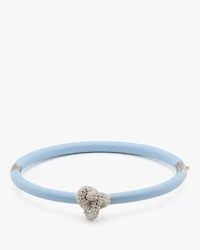Double Knot Pave Hinged Bangle