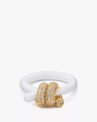 Ropes & Knots Pave Ring