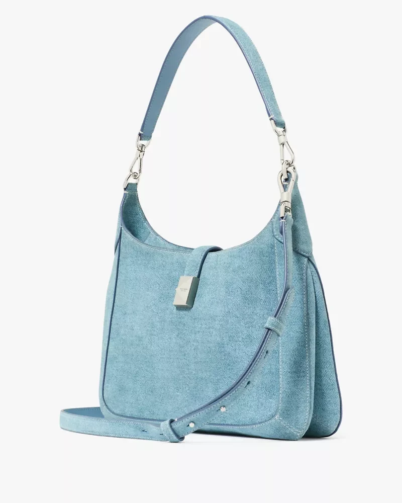 Deco Denim Hobo Bag