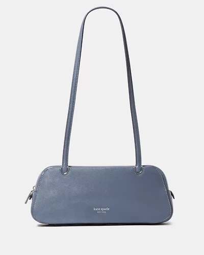 Grace Glazed Leather Shoulder Bag