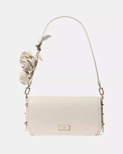 Liv Crinkle Patent Shoulder Bag