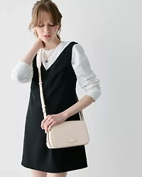 Liv Crinkle Patent Crossbody Bag