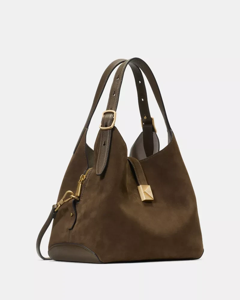 Deco Suede Crossbody Tote