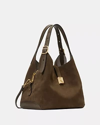 Deco Suede Crossbody Tote