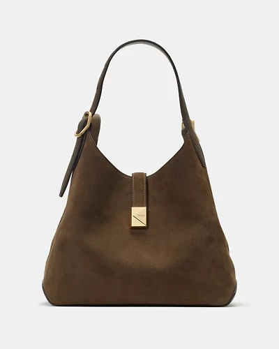 Deco Suede Crossbody Tote