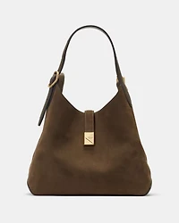 Deco Suede Crossbody Tote