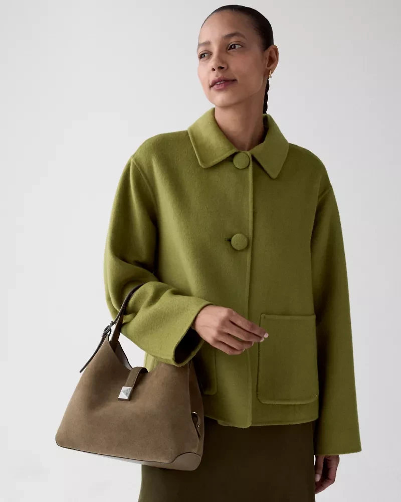 Deco Suede Crossbody Tote