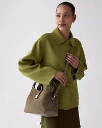 Deco Suede Crossbody Tote