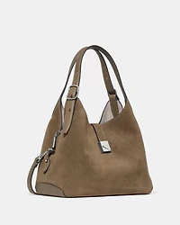 Deco Suede Crossbody Tote