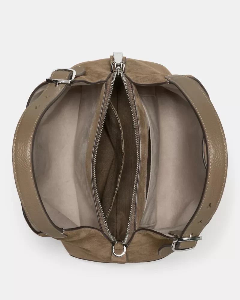 Deco Suede Crossbody Tote