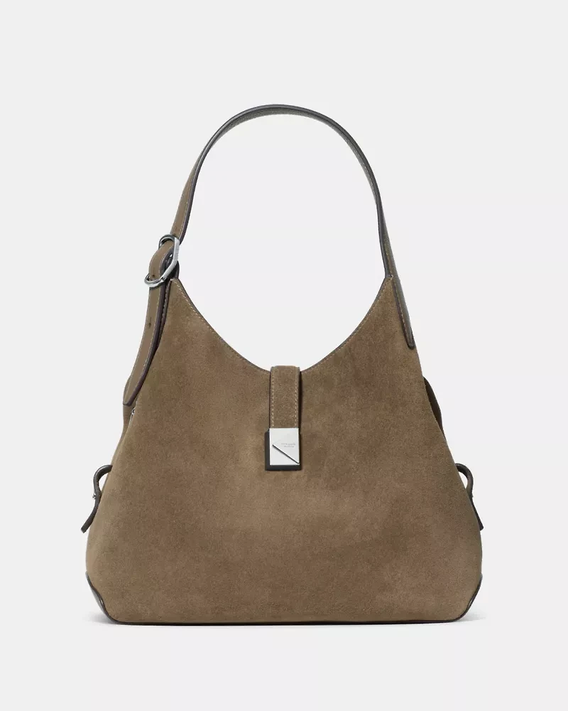 Deco Suede Crossbody Tote