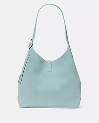 Deco Suede Large Shoulder Bag