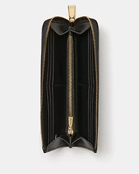 Devin Pebble Zip Around Continental Wallet