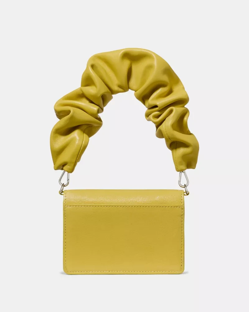 Natasha Glazed Scrunch Strap Mini Bag