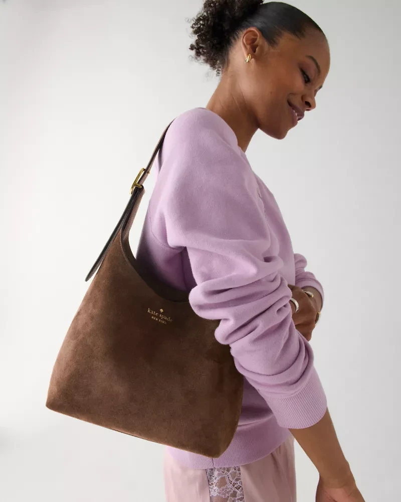 454 Suede Small Shoulder Bag