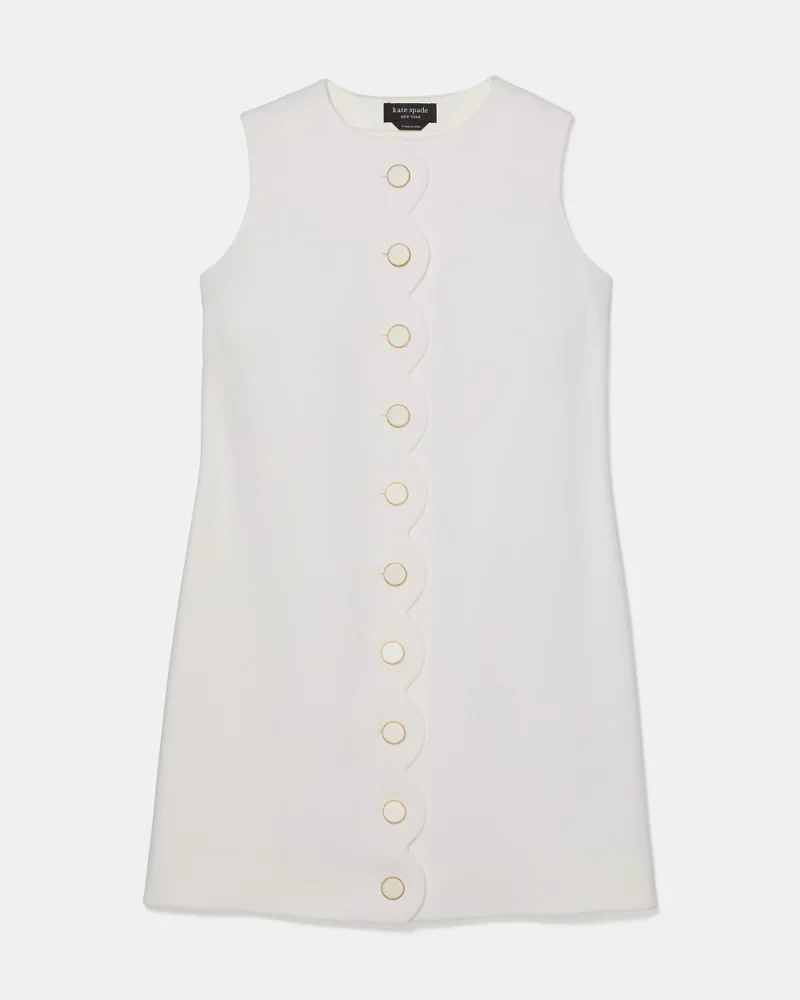 Scallop Shift Dress