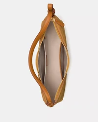 Loop Suede Shoulder Bag