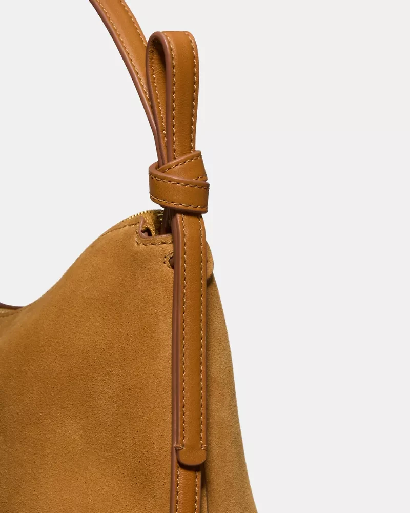 Loop Suede Shoulder Bag