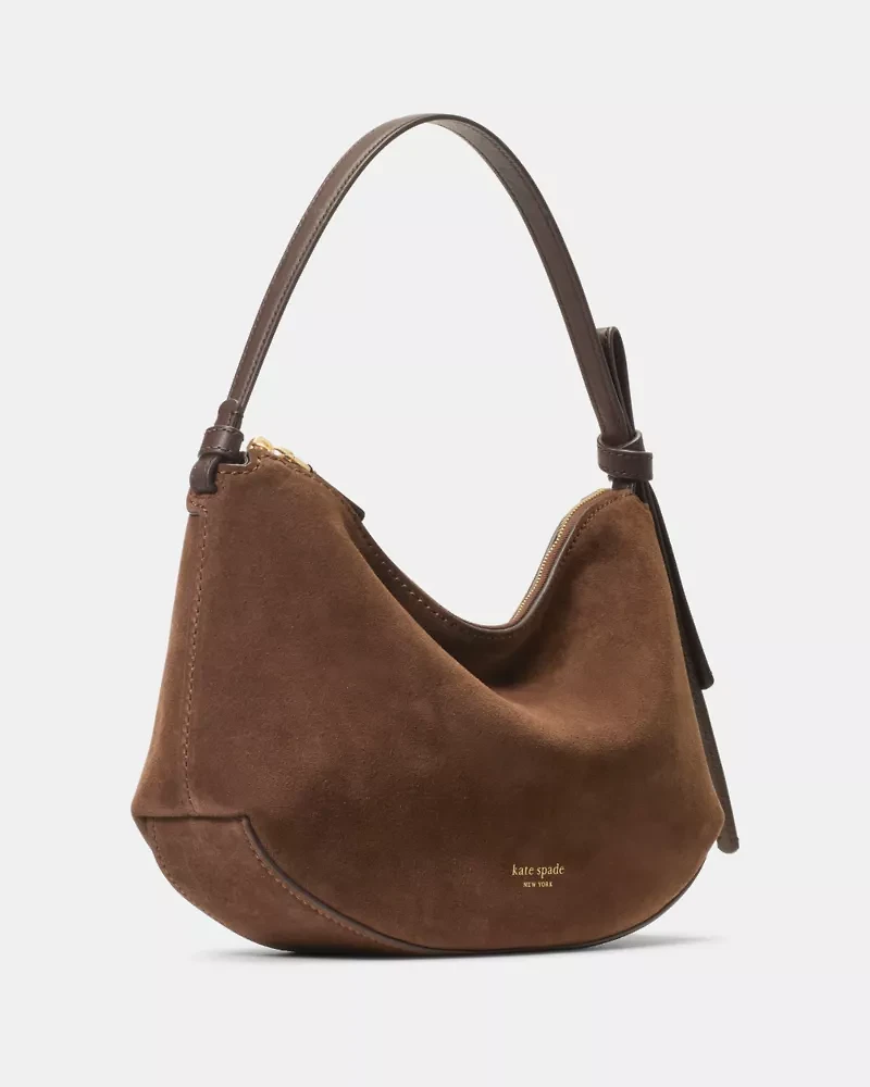 Loop Suede Shoulder Bag