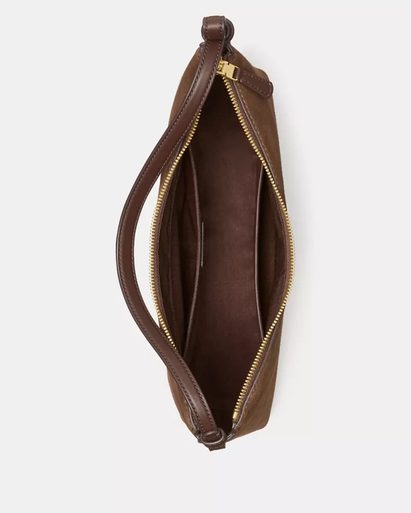 Loop Suede Shoulder Bag
