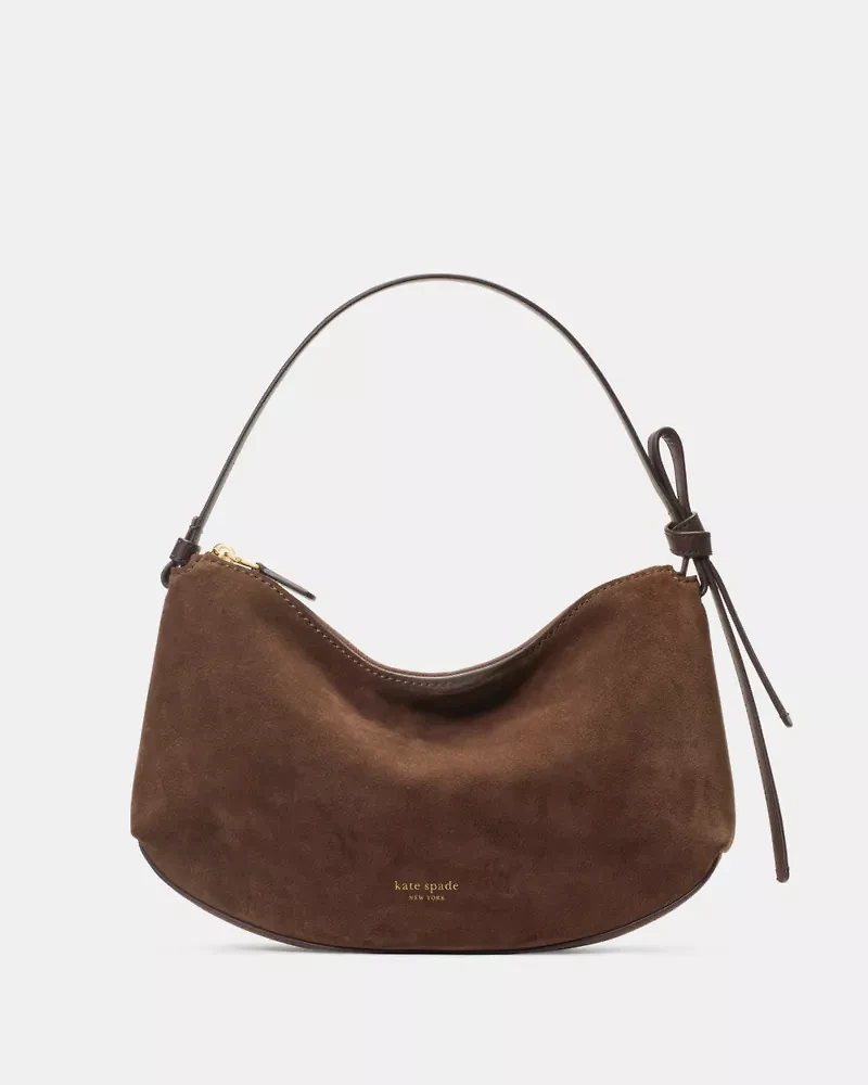 Loop Suede Shoulder Bag