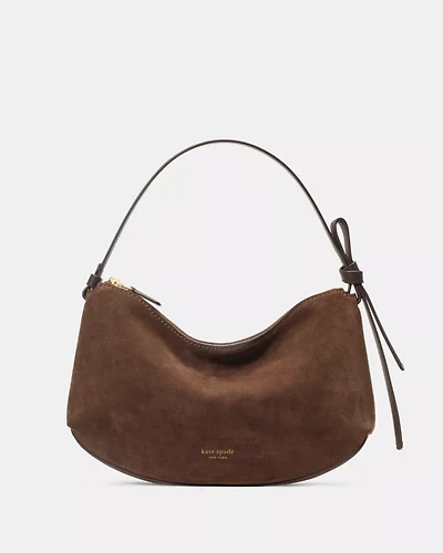 Loop Suede Shoulder Bag