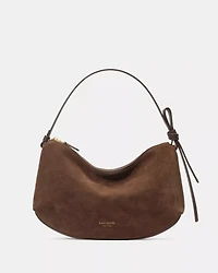Loop Suede Shoulder Bag