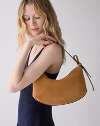 Loop Suede Shoulder Bag