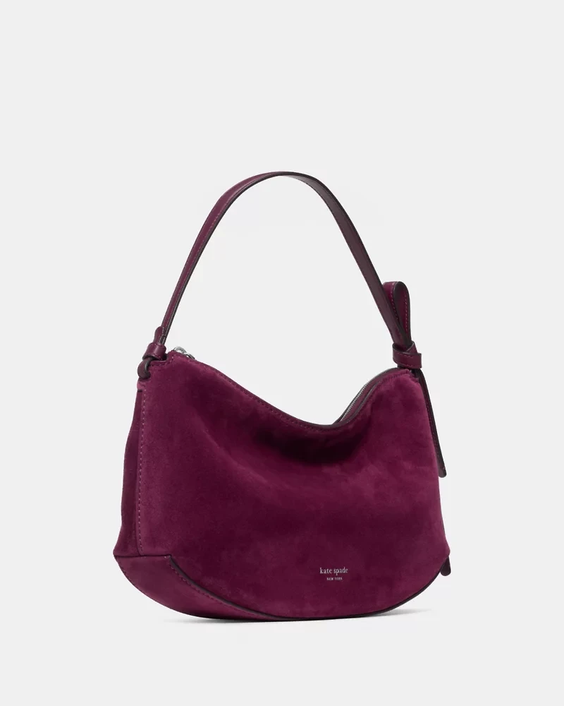 Loop Suede Shoulder Bag