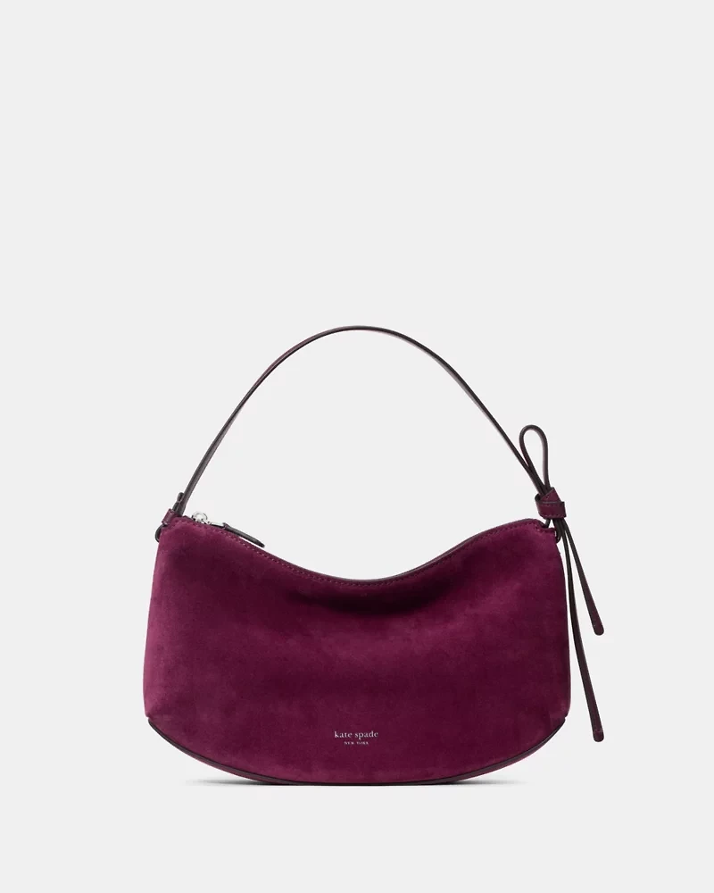Loop Suede Shoulder Bag